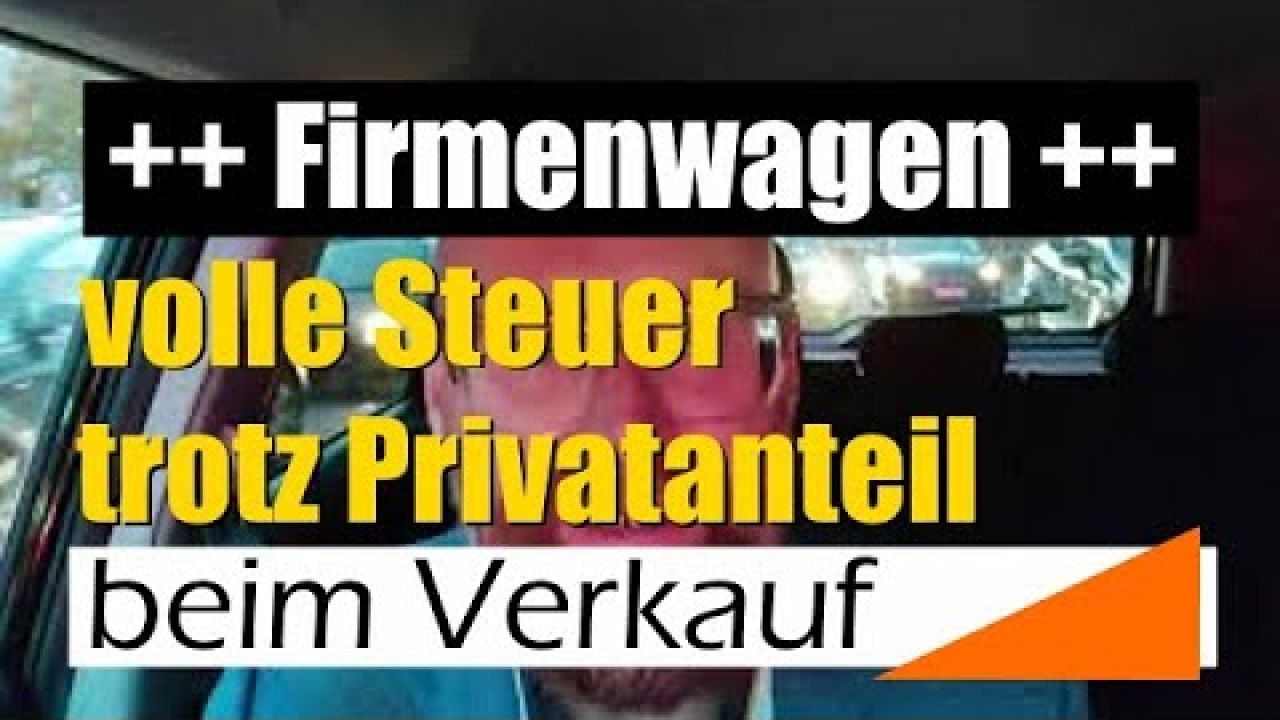 Firmen-PKW-Besteuerung beim Verkauf Firmen-PKW-Besteuerung beim Verkauf