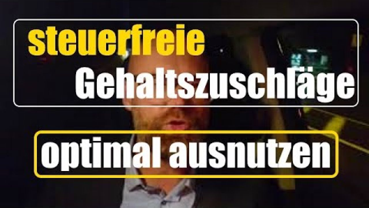 Steuerfreie Zuschläge Steuerfreie Zuschläge