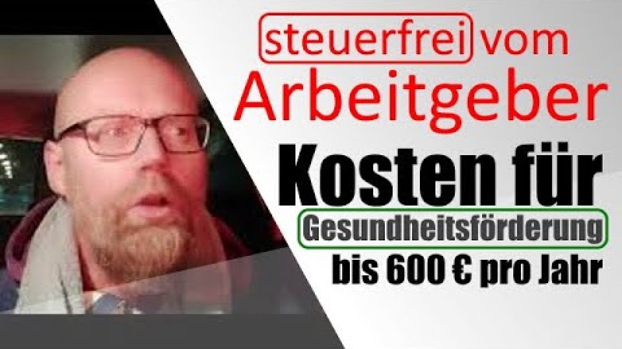 600€ Steuerfrei - Förderung der Gesundheit 600€ Steuerfrei - Förderung der Gesundheit