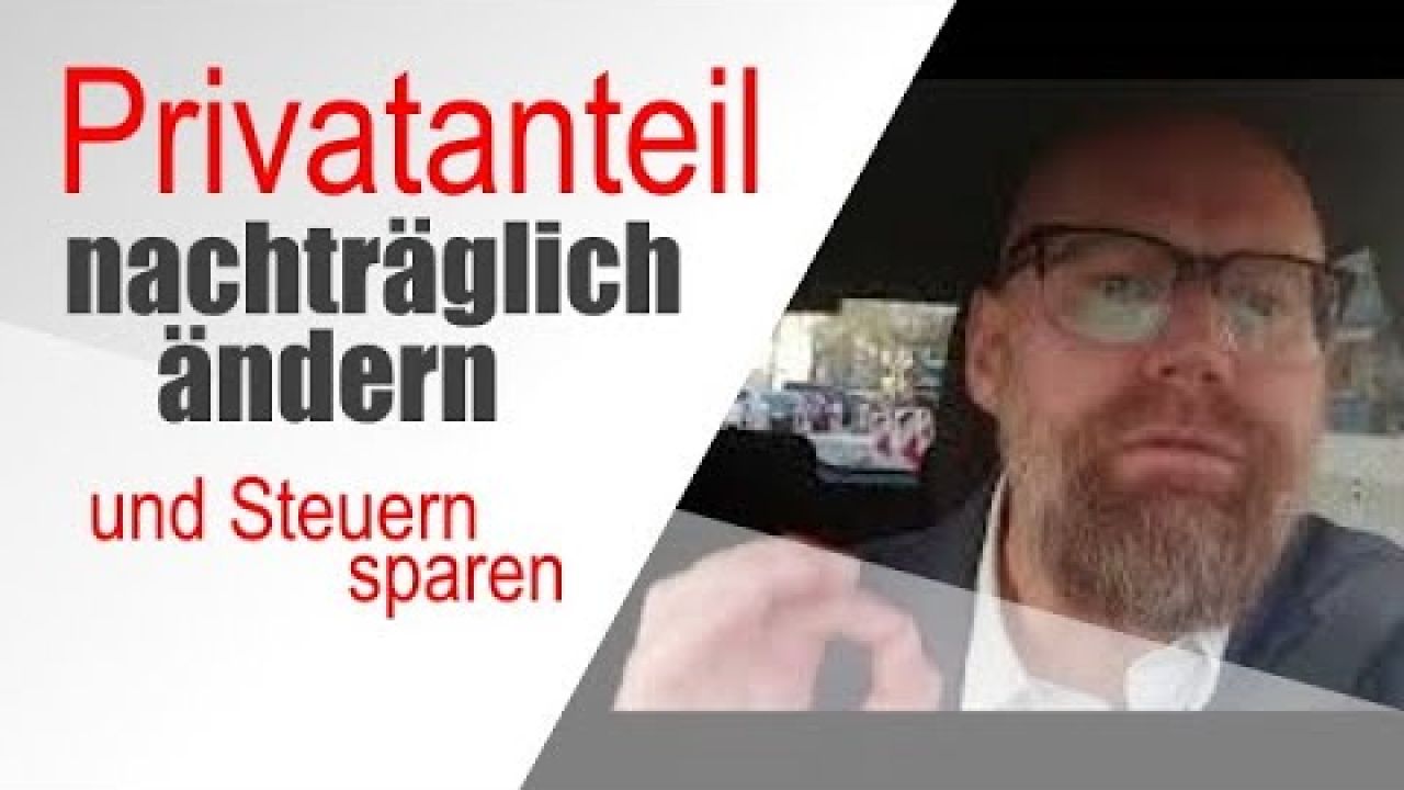 Privatanteil überprüfen! und sparen Privatanteil überprüfen! und sparen