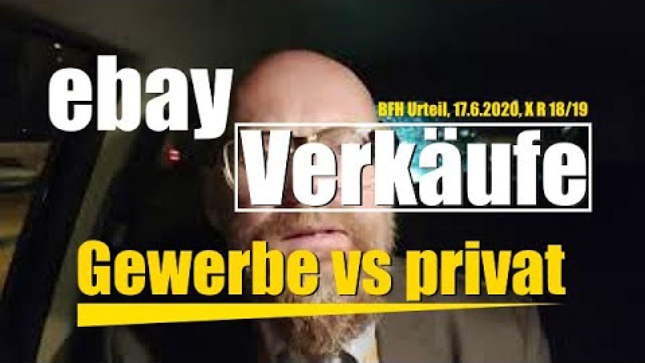 ebay Verkäufe - Gewerbe vs privat ebay Verkäufe - Gewerbe vs privat