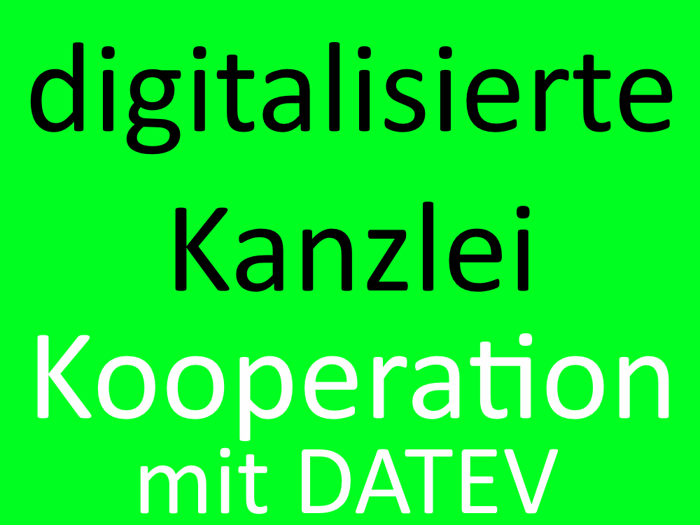 digitalisierte Kanzlei in Kooperation mit Datev