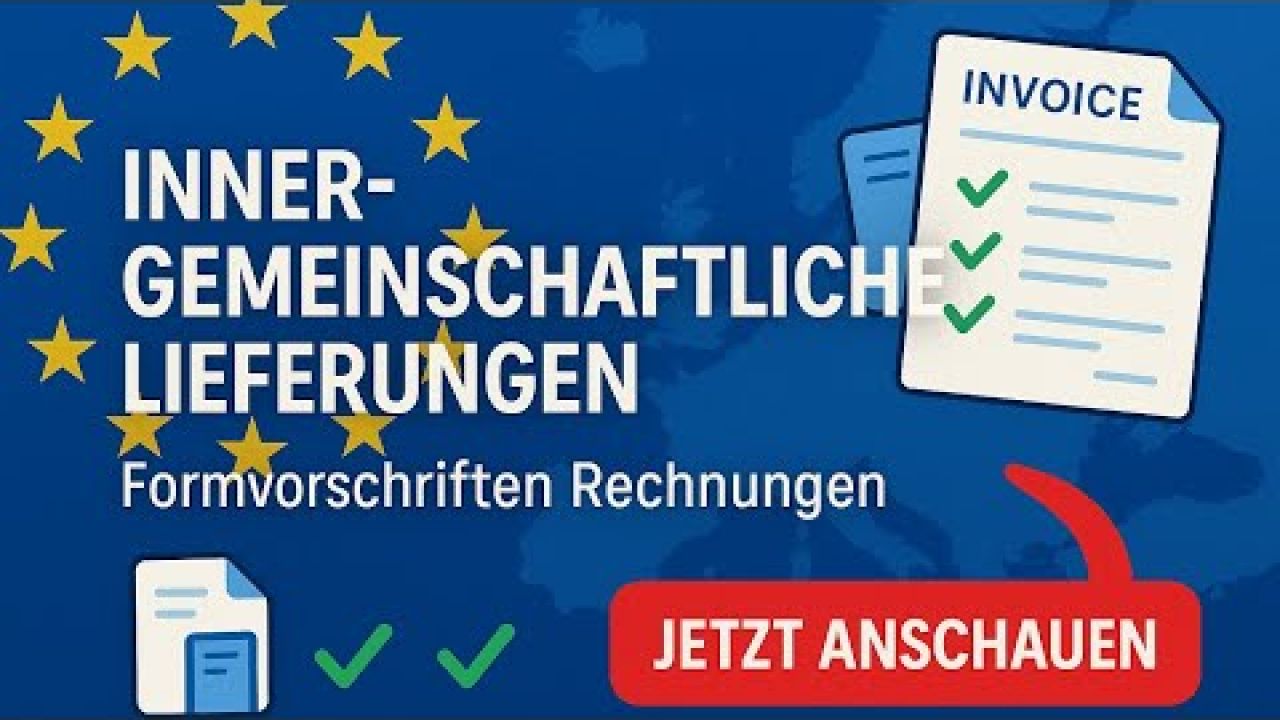 Rechnungen bei innergemeinschaftlichen Leistungen