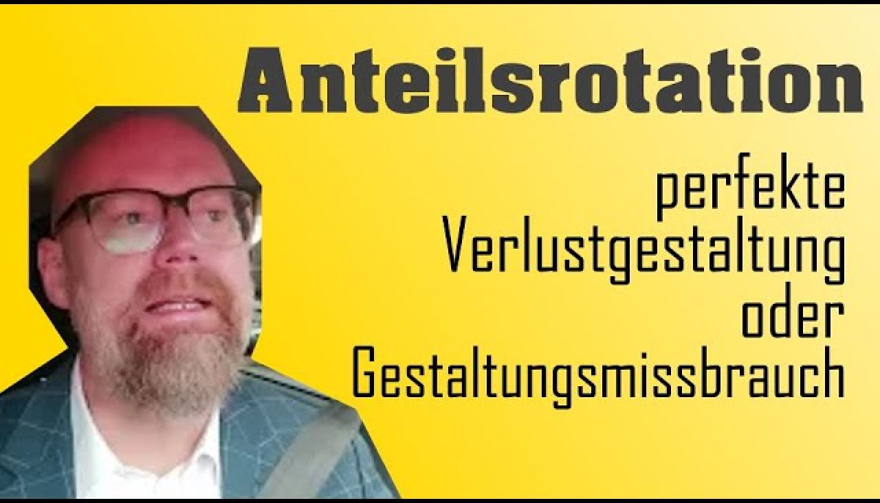 Anteilsrotation - Bewertung beachten