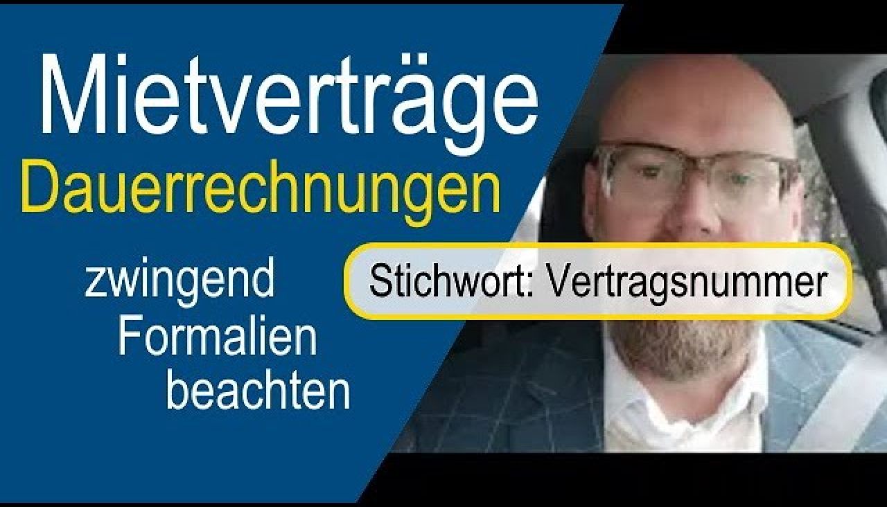 Mietverträge gestalten wie Rechnungen!