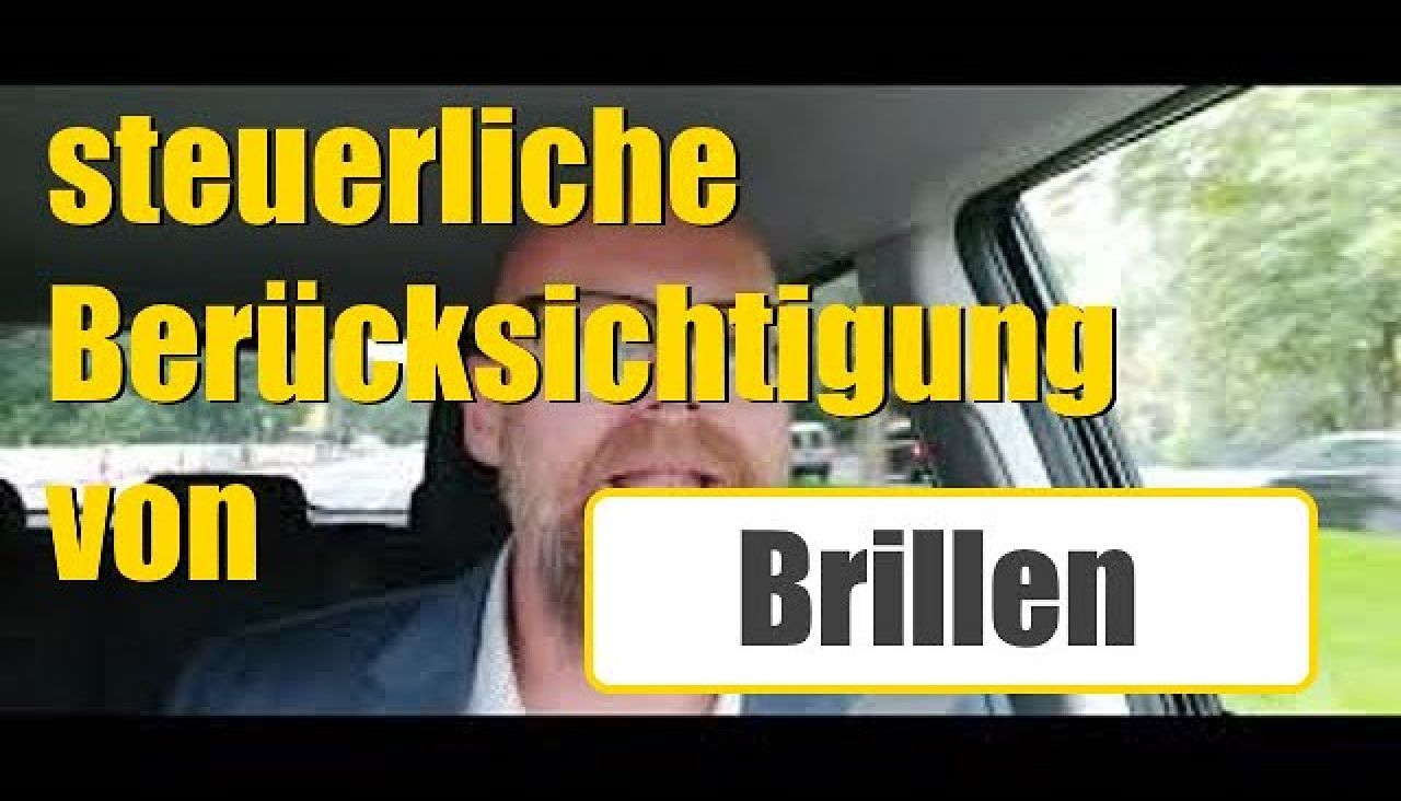 Lesebrille absetzbar?