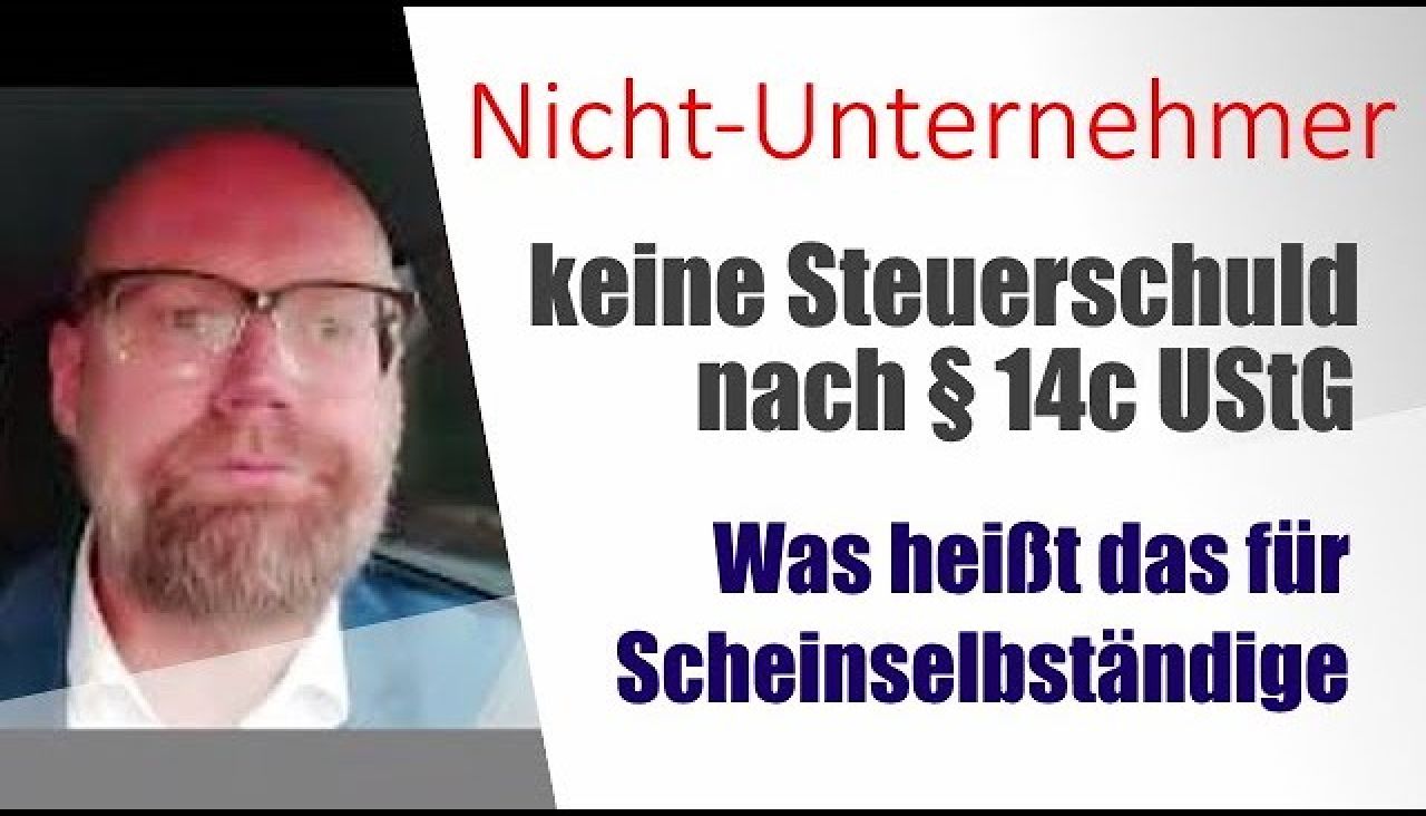 Keine Steuerschuld nach § 14c UStG bei Nichtunternehmern