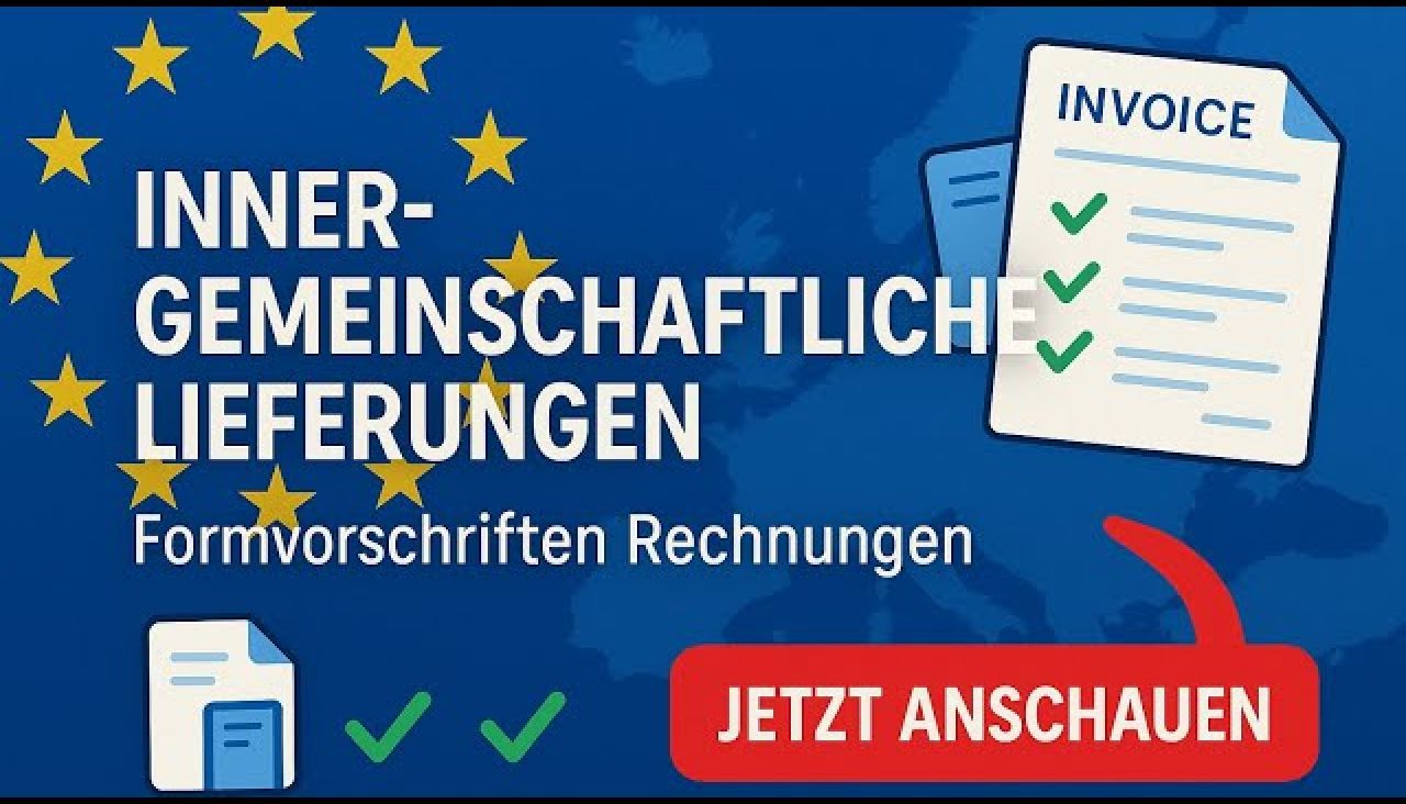Rechnungen bei innergemeinschaftlichen Leistungen