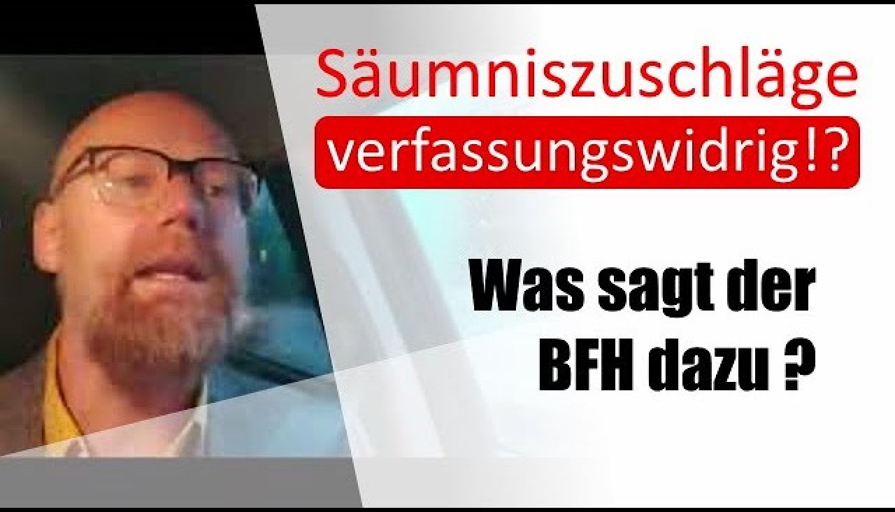 Säumniszuschläge verfassungswidrig