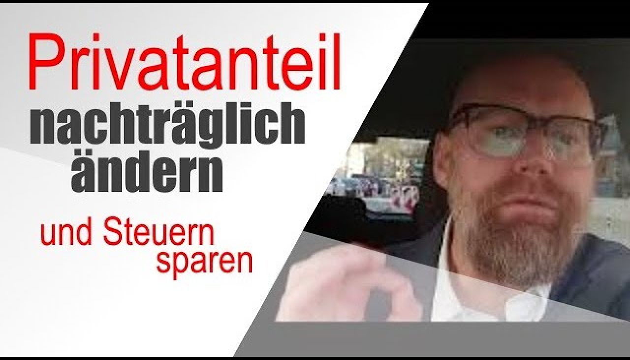 Privatanteil überprüfen! und sparen