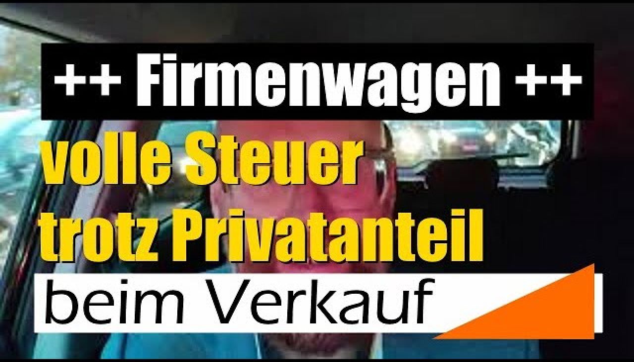 Firmen-PKW-Besteuerung beim Verkauf